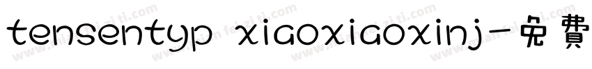 tensentyp xiaoxiaoxinj字体转换
